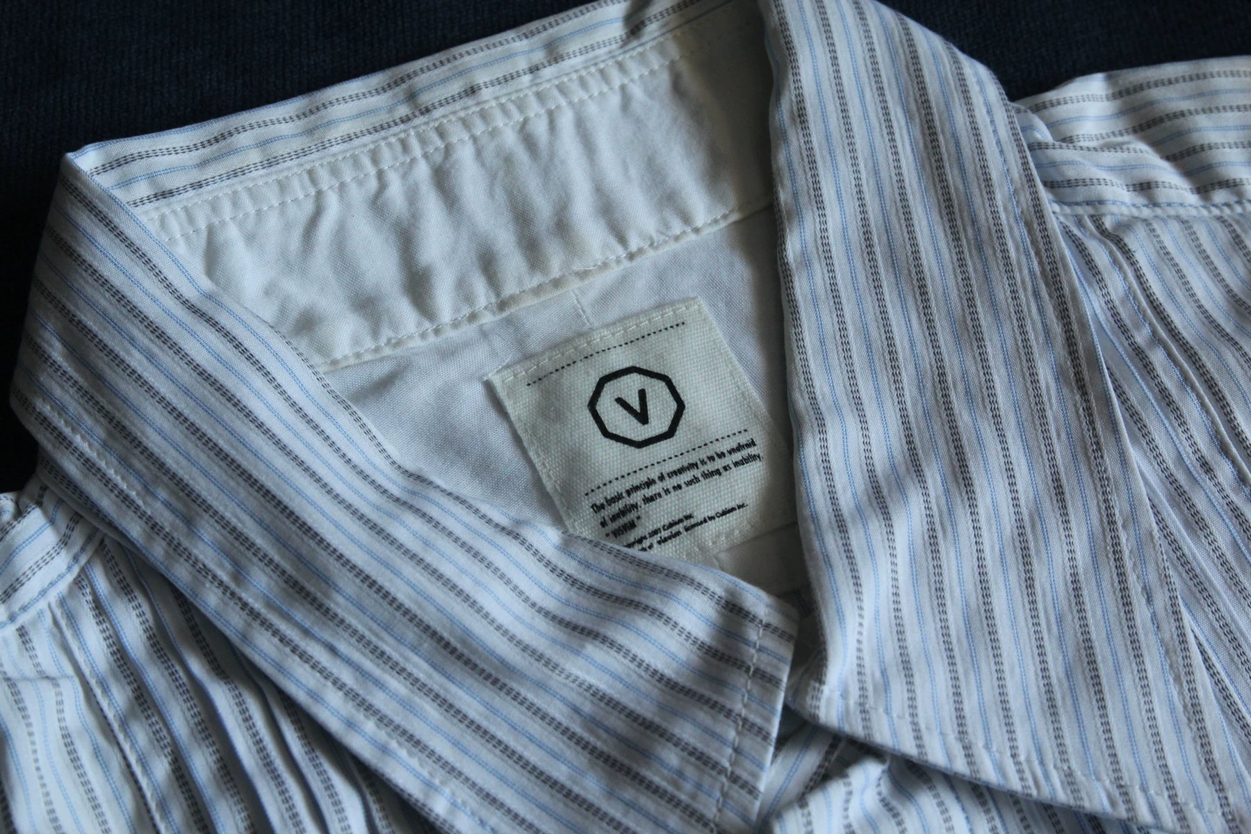 Visvim Court Style Striped Shirt