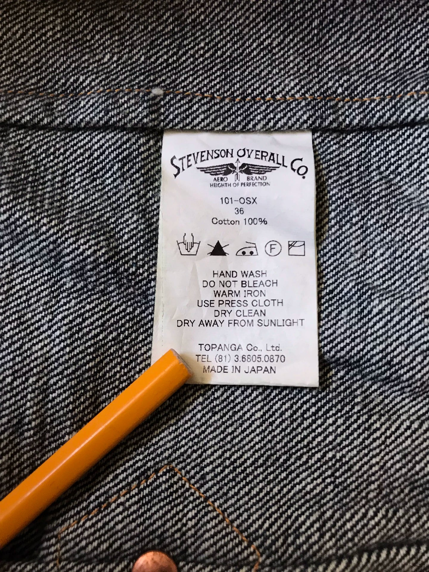 Stevenson Overall Type 1 Denim Jacket