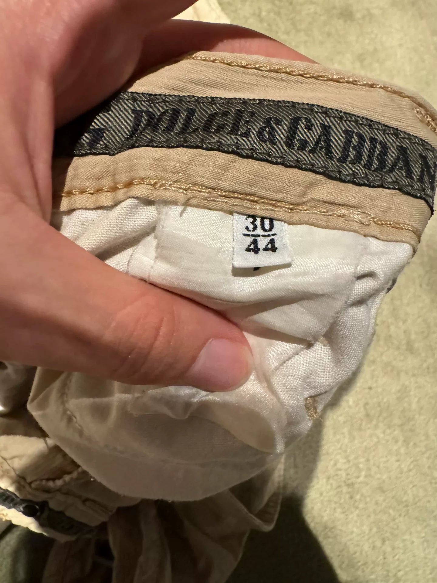 dolce&gabbana cargo pants distressed design