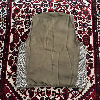 visvim iris liner vest in nylon