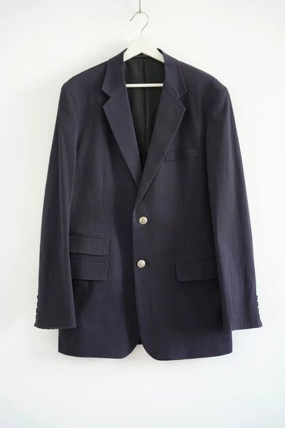 Yohji Yamamoto Striped Sleeve Blazer