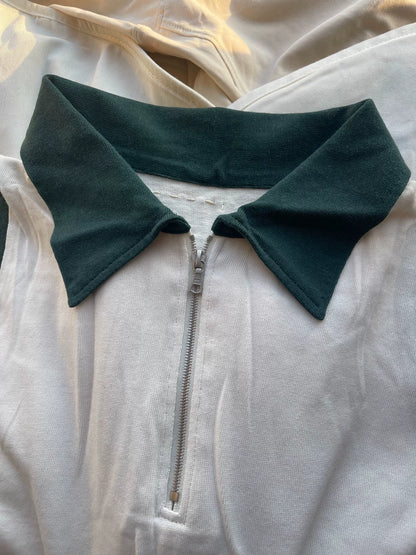 visvim Colorblock Long-Sleeve Zip Polo