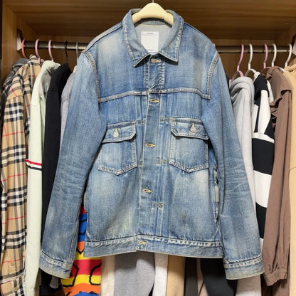 Visvim Men's Social Sculpture Denim Jacket