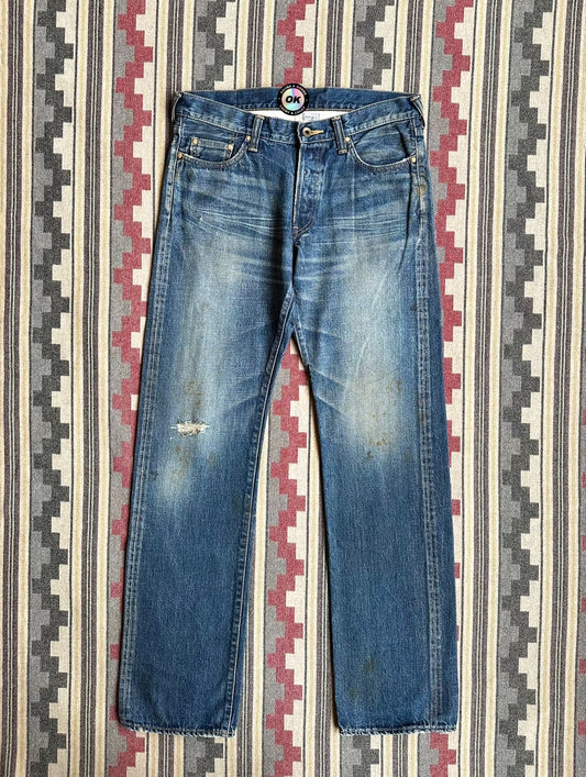 Prps Noir Heavy Washed Distressed Jeans