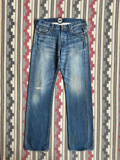 Prps Noir Heavy Washed Splatter Distressed Jeans