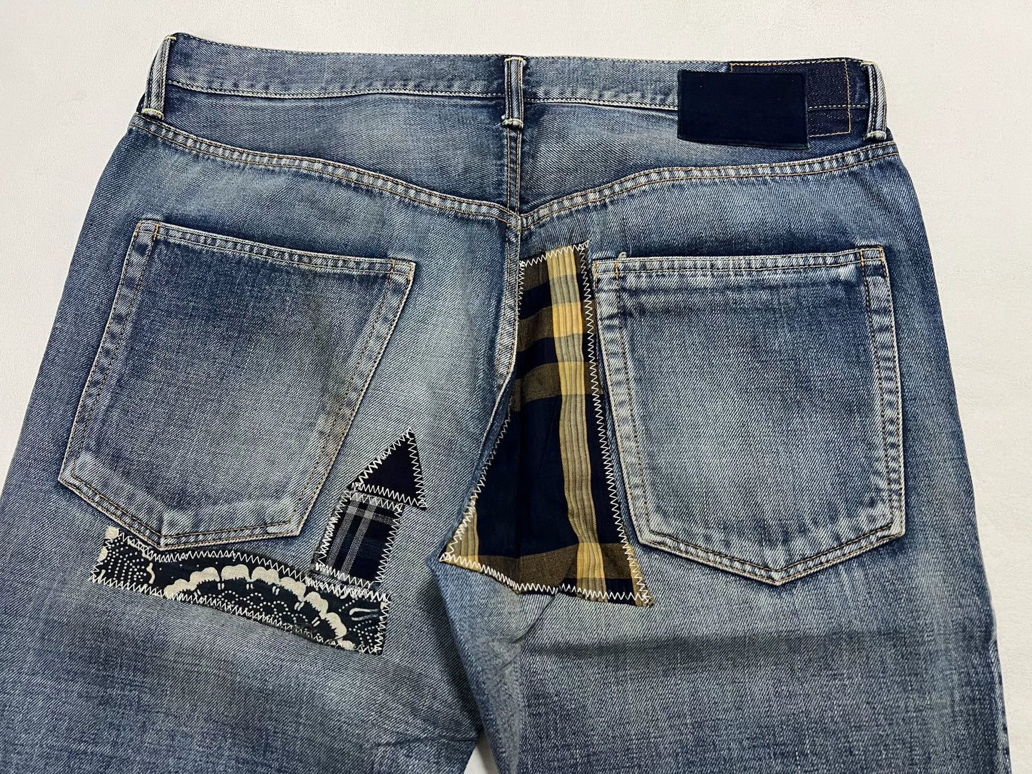 visvim 19ss spot d7 jeans