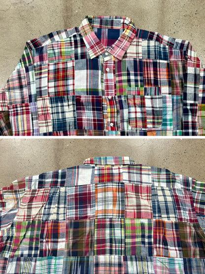 BROCHURE Madras Patchwork Shirt