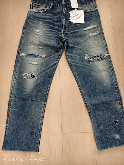 visvim 24 ICT Journeyman Pants Tacked Crash