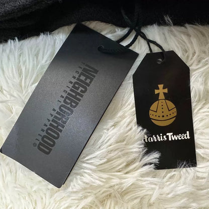 neighborhood harris tweed wool coat size s