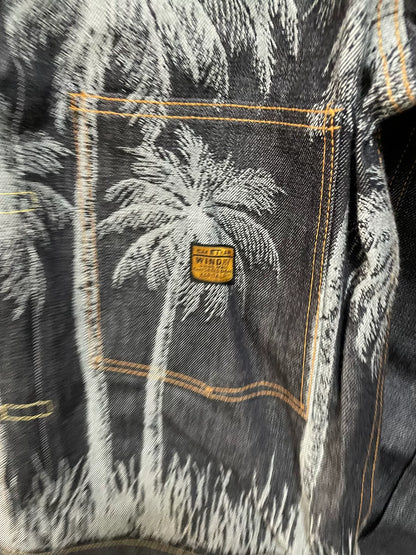 KAPITAL 22SS Palm Tree Jacquard Denim Jacket