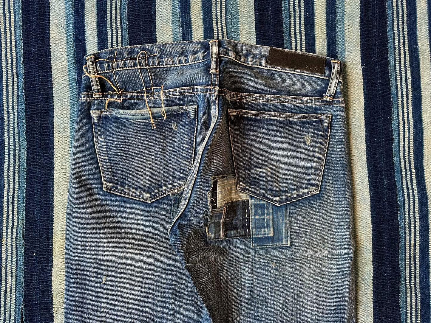 Kuro Aulick 03 Patchwork Denim Pants