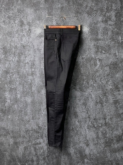 Saint Laurent Black Cotton Jeans
