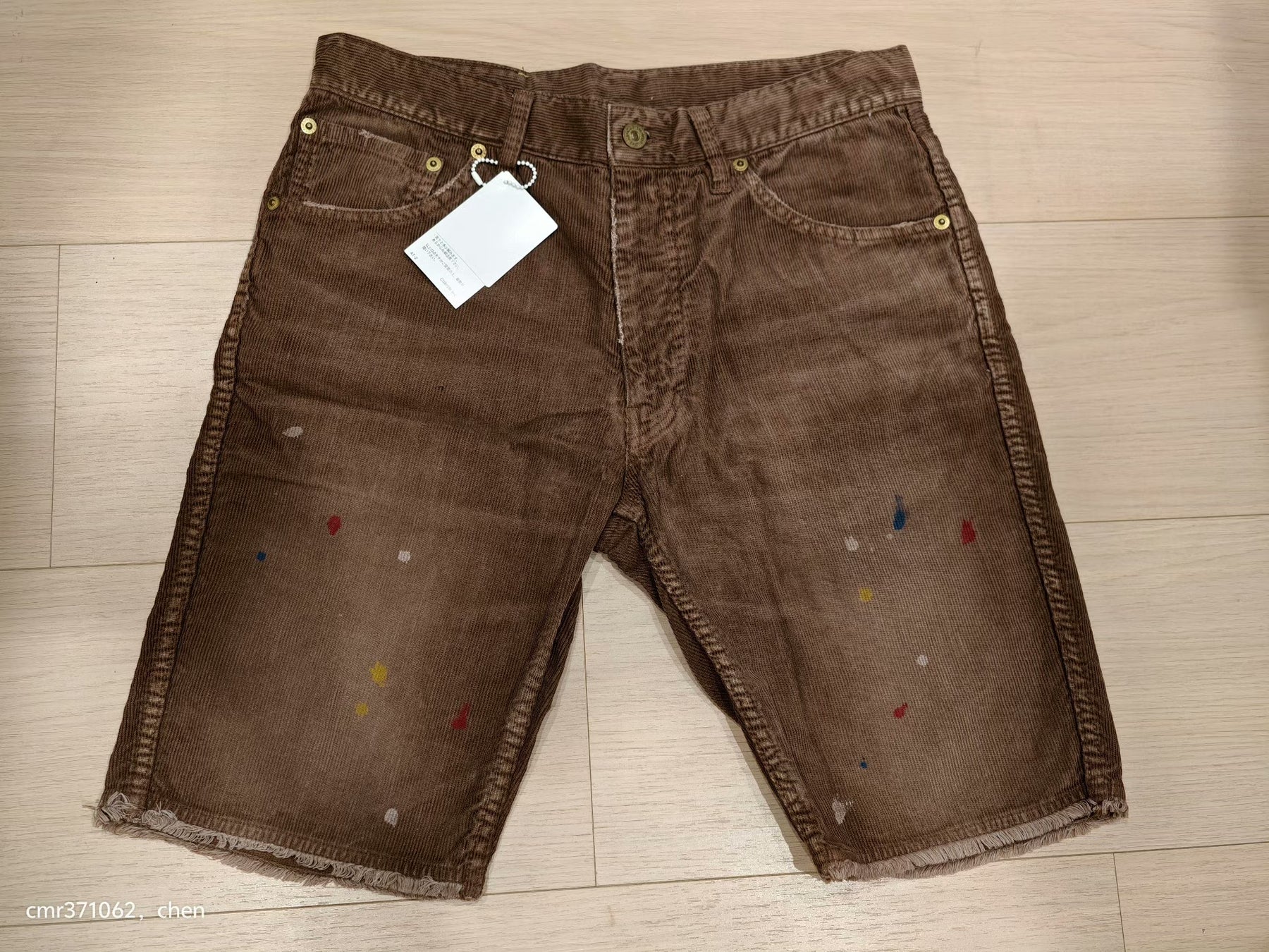 VISVIM 17SS FLUXUS 03 CORD SHORTS