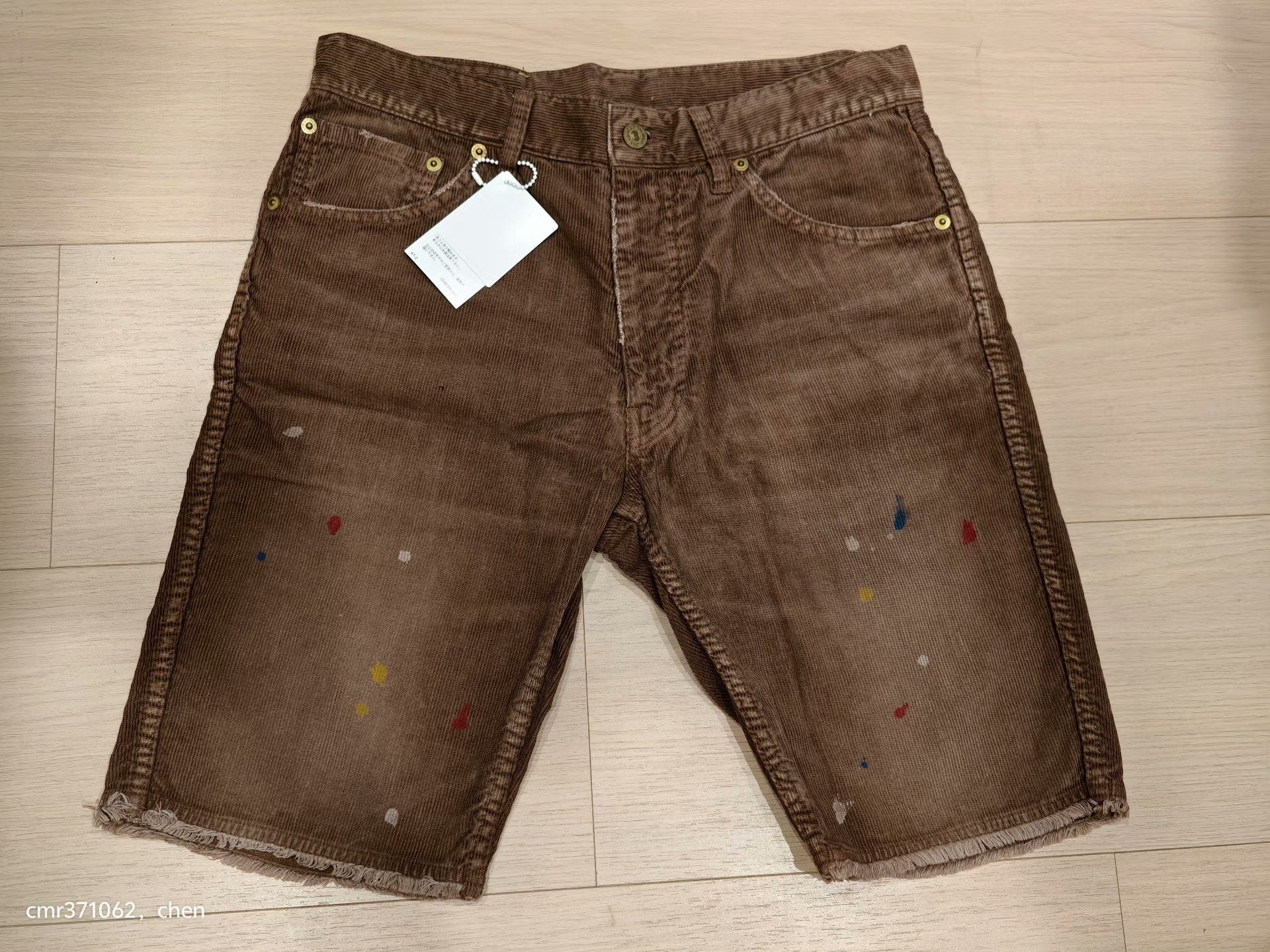 VISVIM 17SS FLUXUS 03 CORD SHORTS