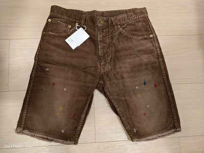 VISVIM 17SS FLUXUS 03 CORD SHORTS