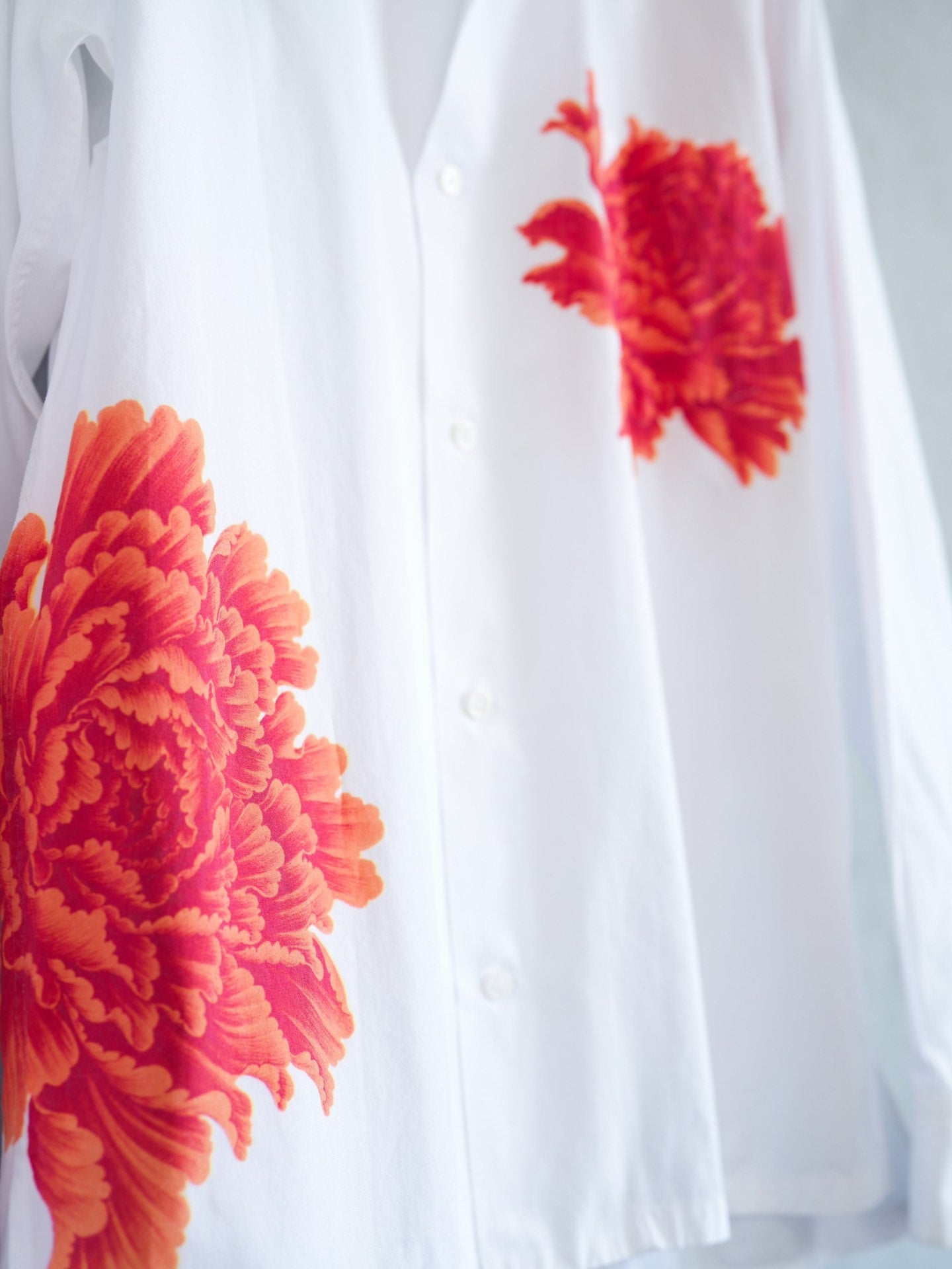 Yohji Yamamoto 05AW Peony Print Shirt