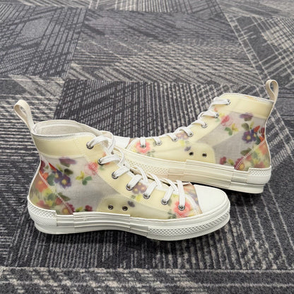 Dior B23 Floral High-Top Sneakers