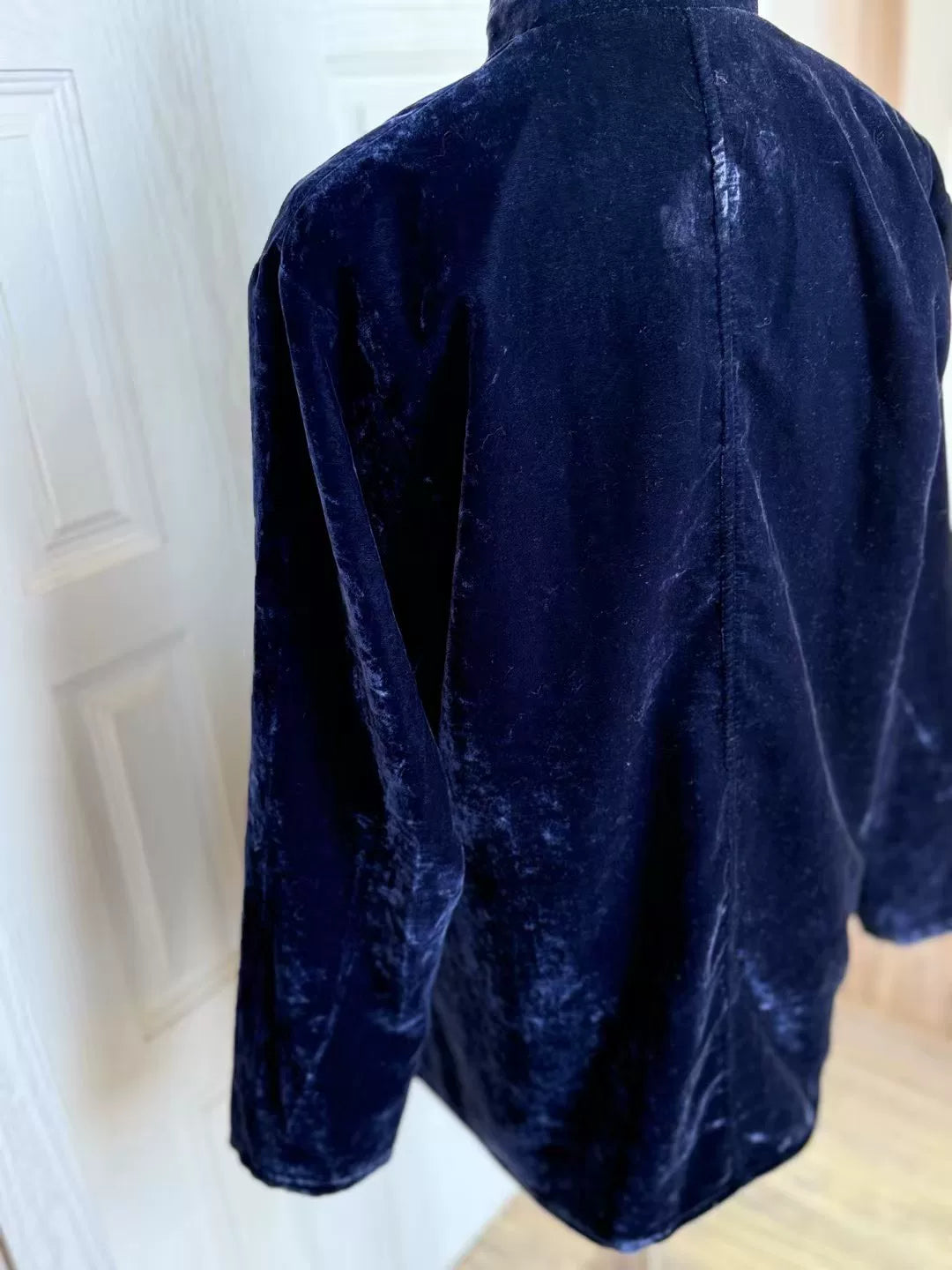 Needles Mandarin Button Velvet Coat
