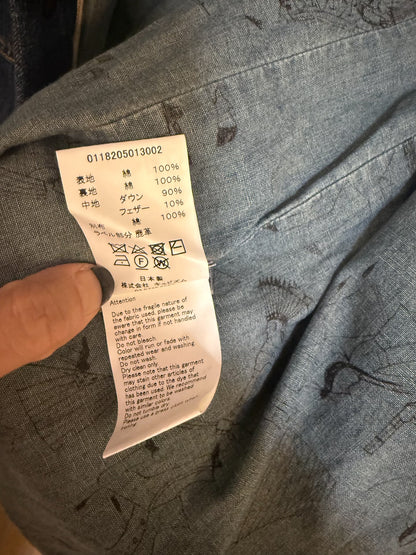 Visvim Indigo Denim Down Jacket