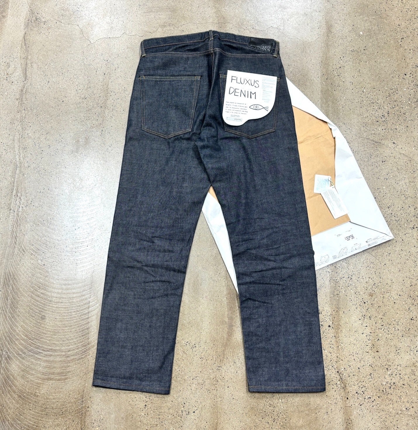 Visvim Fluxus Unwashed Denim Pants