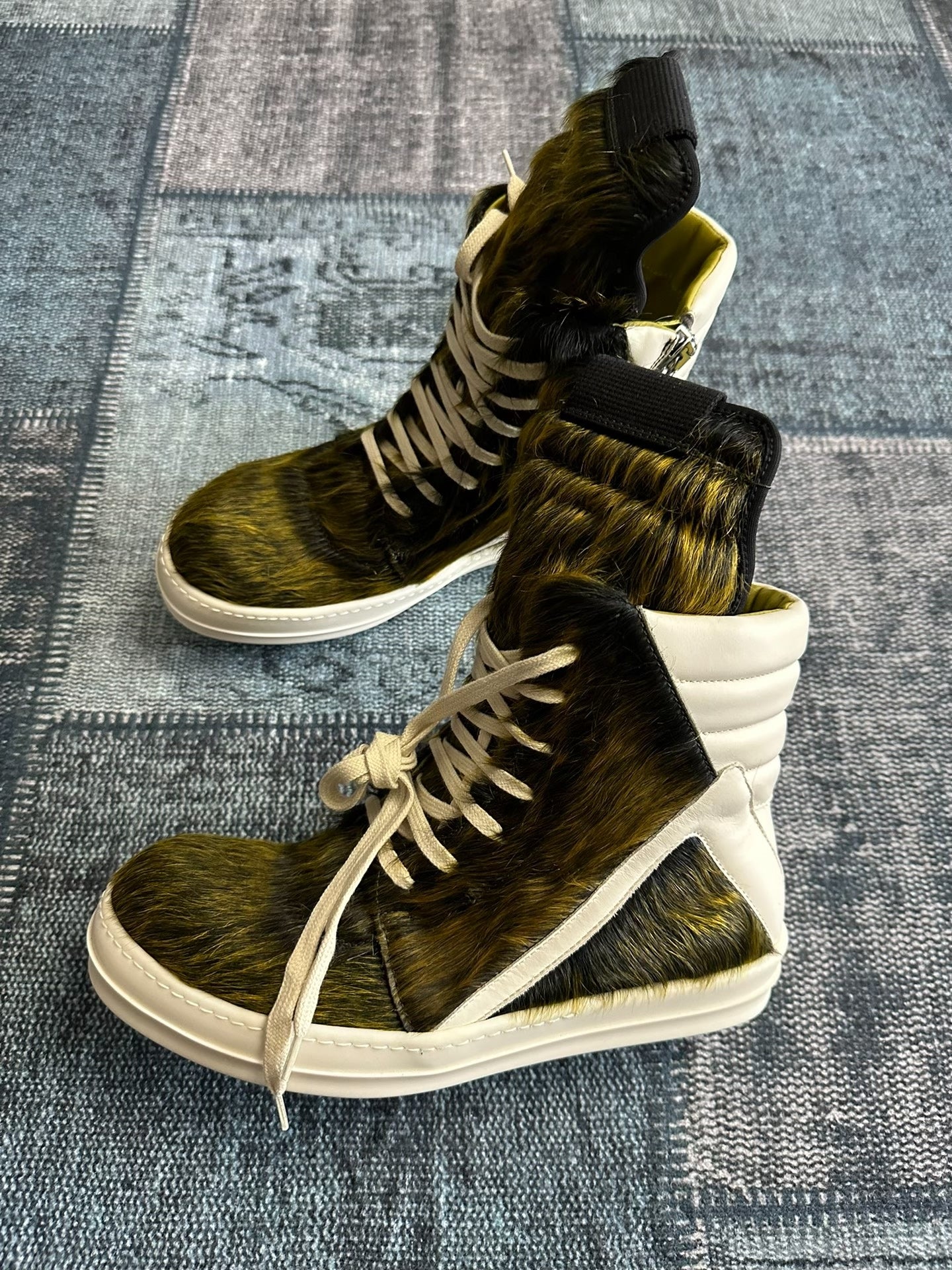 Rick Owens 23AW Luxor Acid Green Horsehair