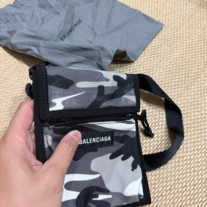 Balenciaga Explorer Camouflage Crossbody Bag