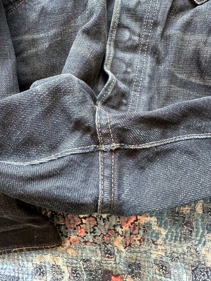 rrl vintage embroidered denim pants