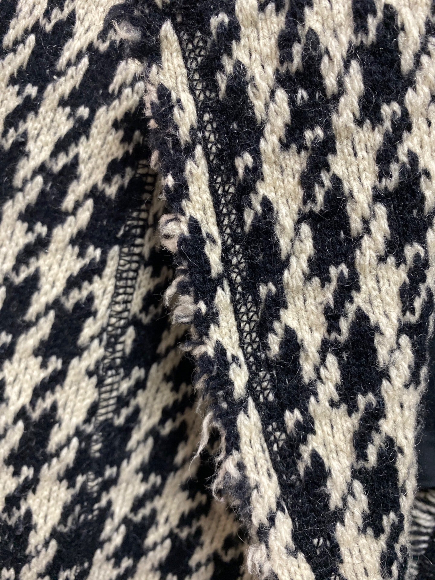 COMME des GARCONS Houndstooth Knit Jacket