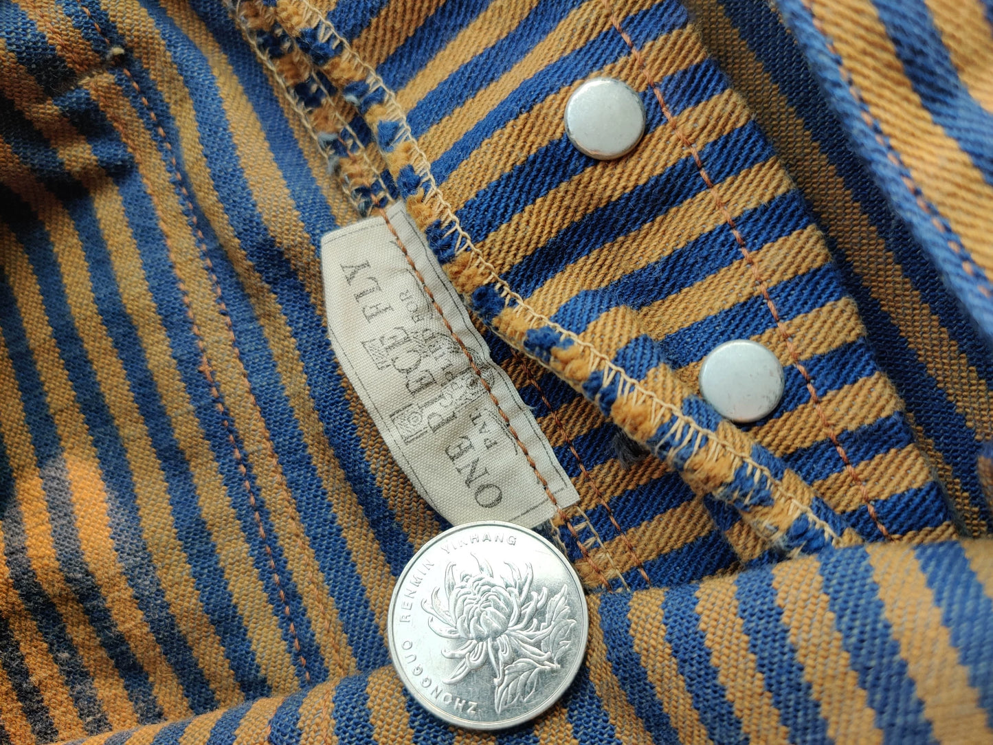 freewheelers longshoreman striped work pants