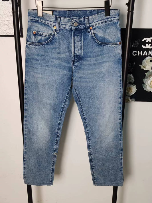 Authentic Gucci Distressed Denim Jeans