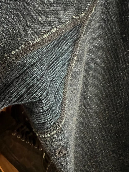 pure blue japan indigo dyed sweatshirt jacket