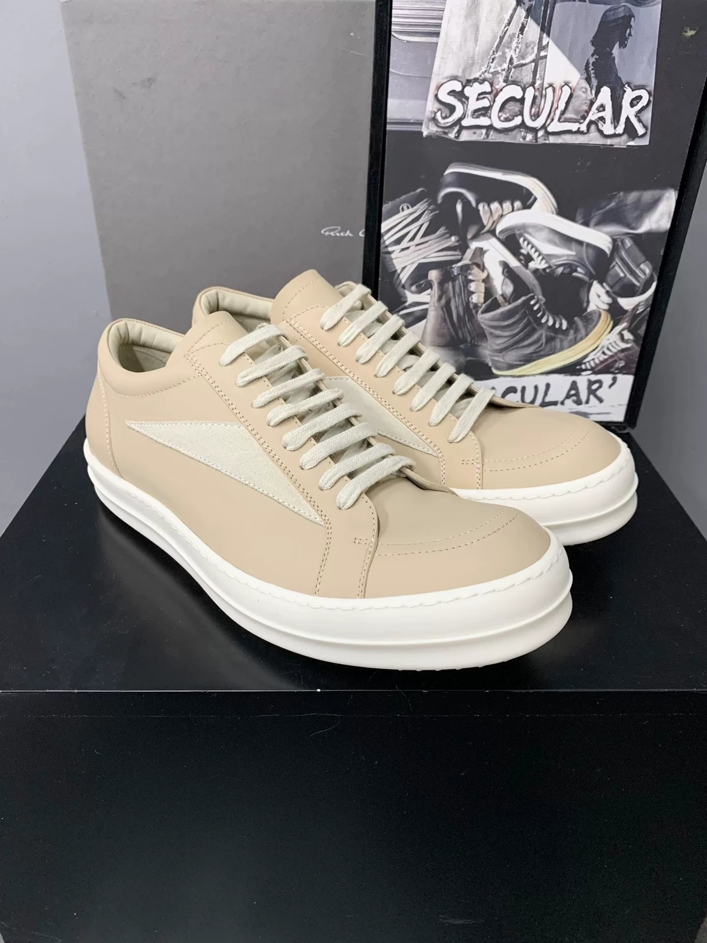 Rick Owens 25SS Vans-style Sneakers