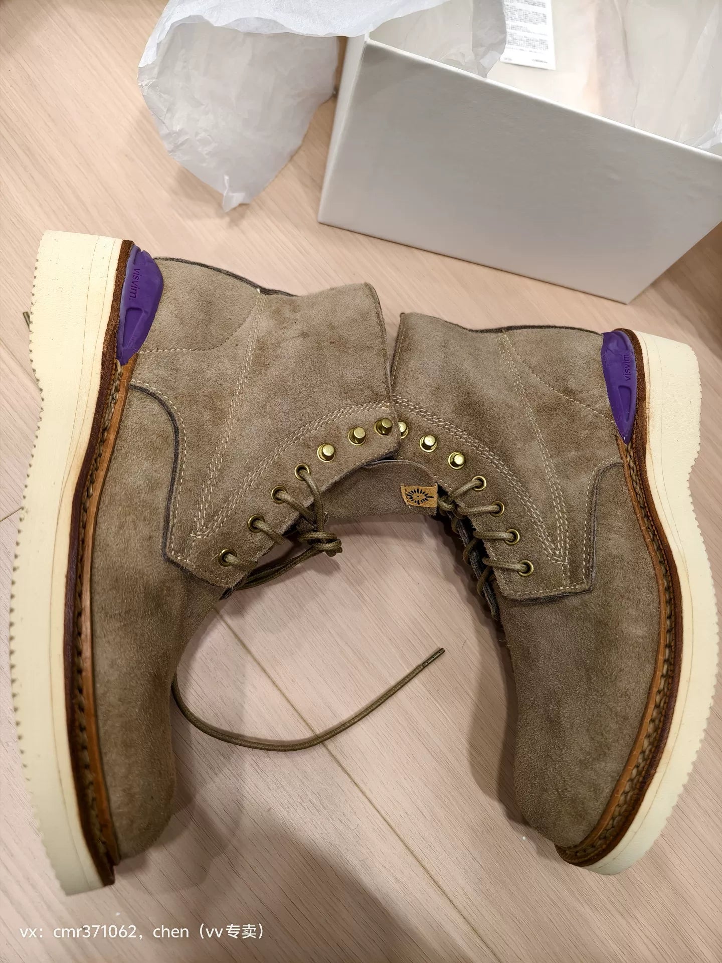 VISVIM 12AW SPOT VIRGIL BOOTS FOLK