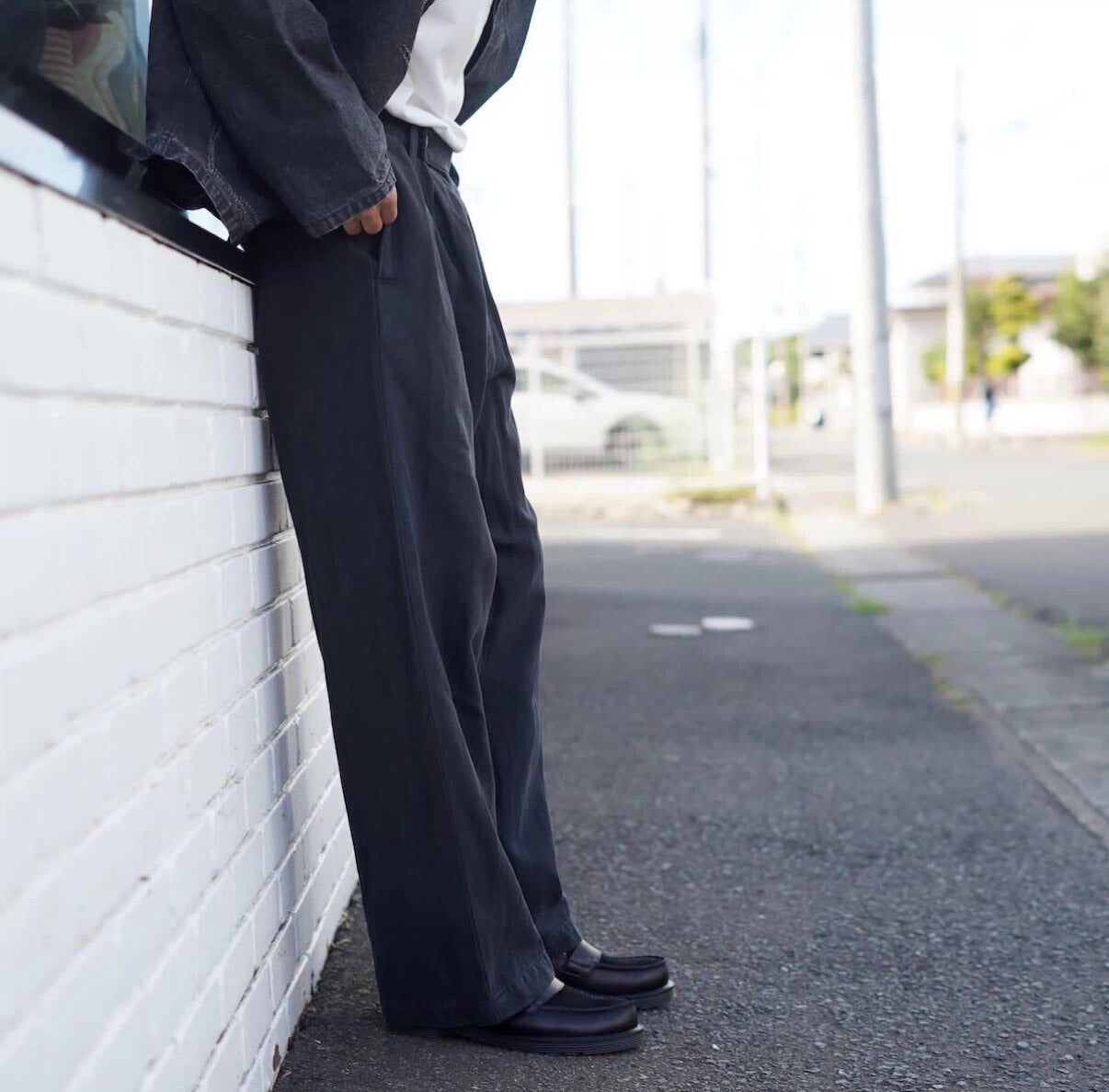 A.PRESSE Silk Cotton Casual Trousers