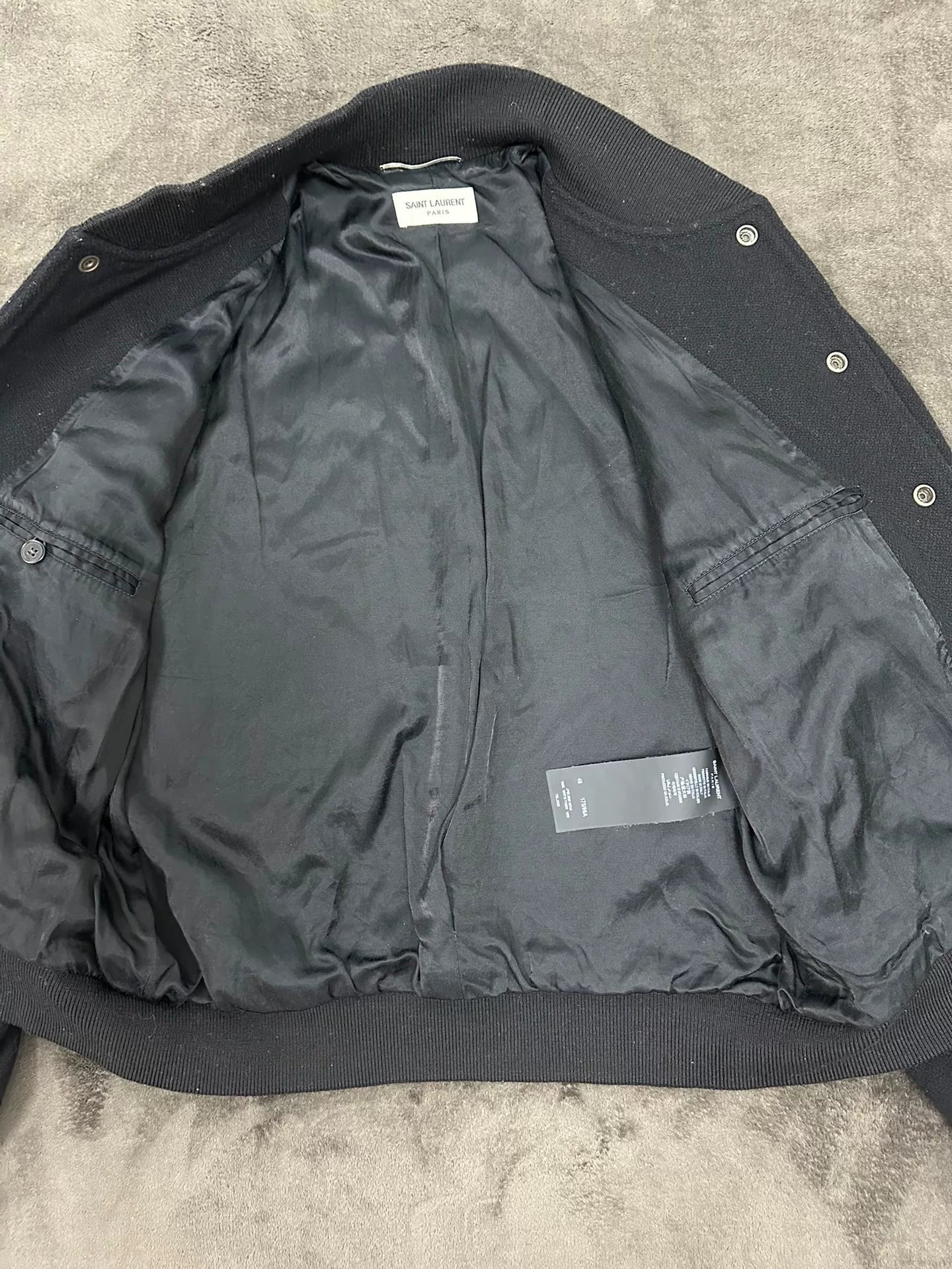 Saint Laurent Paris Baseball Jacket