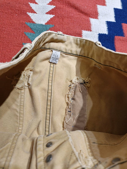 RRL Mud-Dyed Slim Bootcut Work Pants