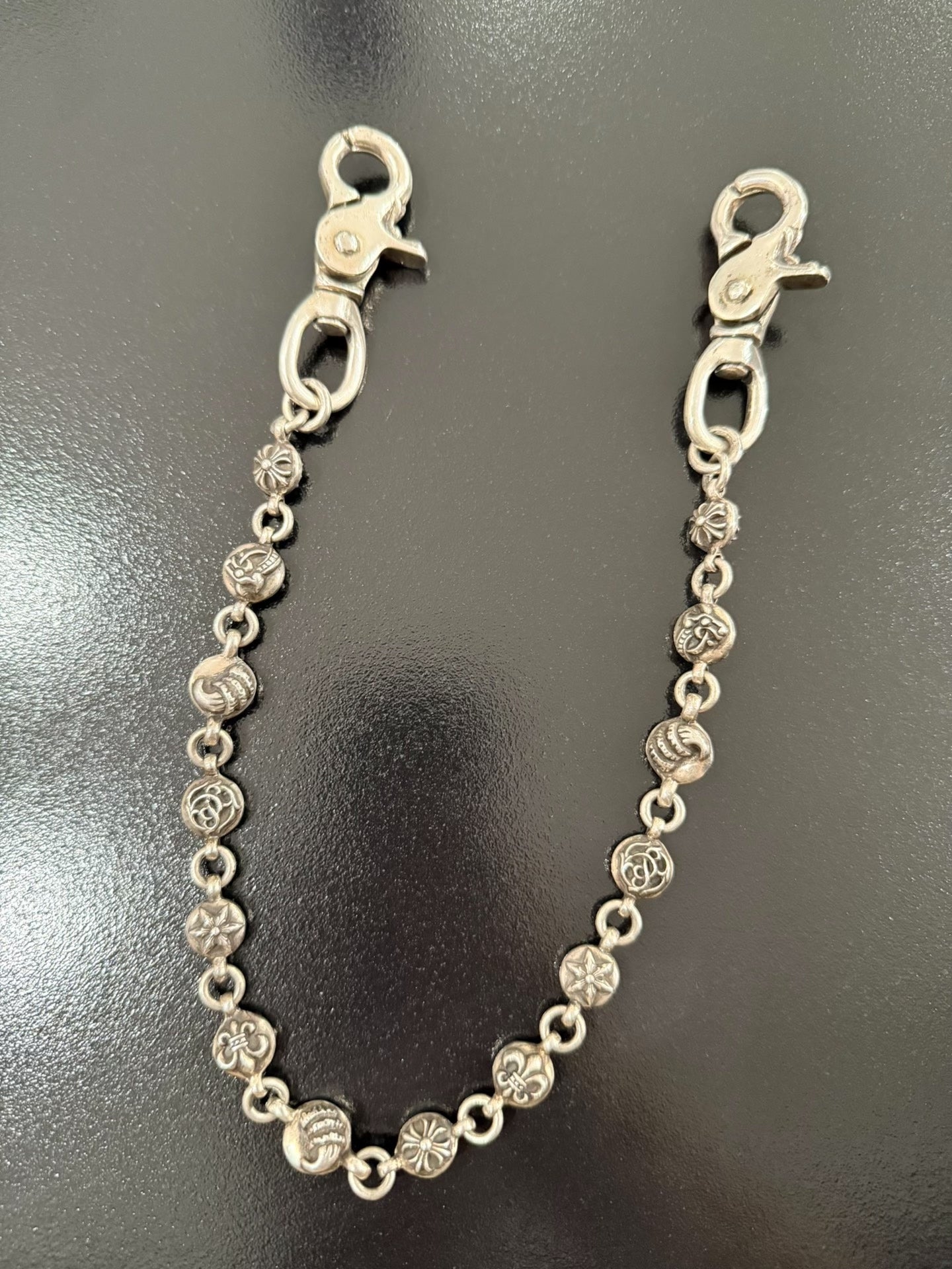Chrome Hearts Double Lobster Clasp Large Ball Pant Chain