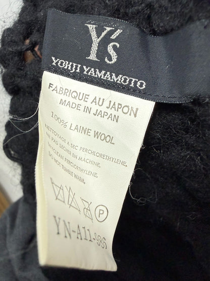 Yohji Yamamoto Wool Thick-Knit Scarf