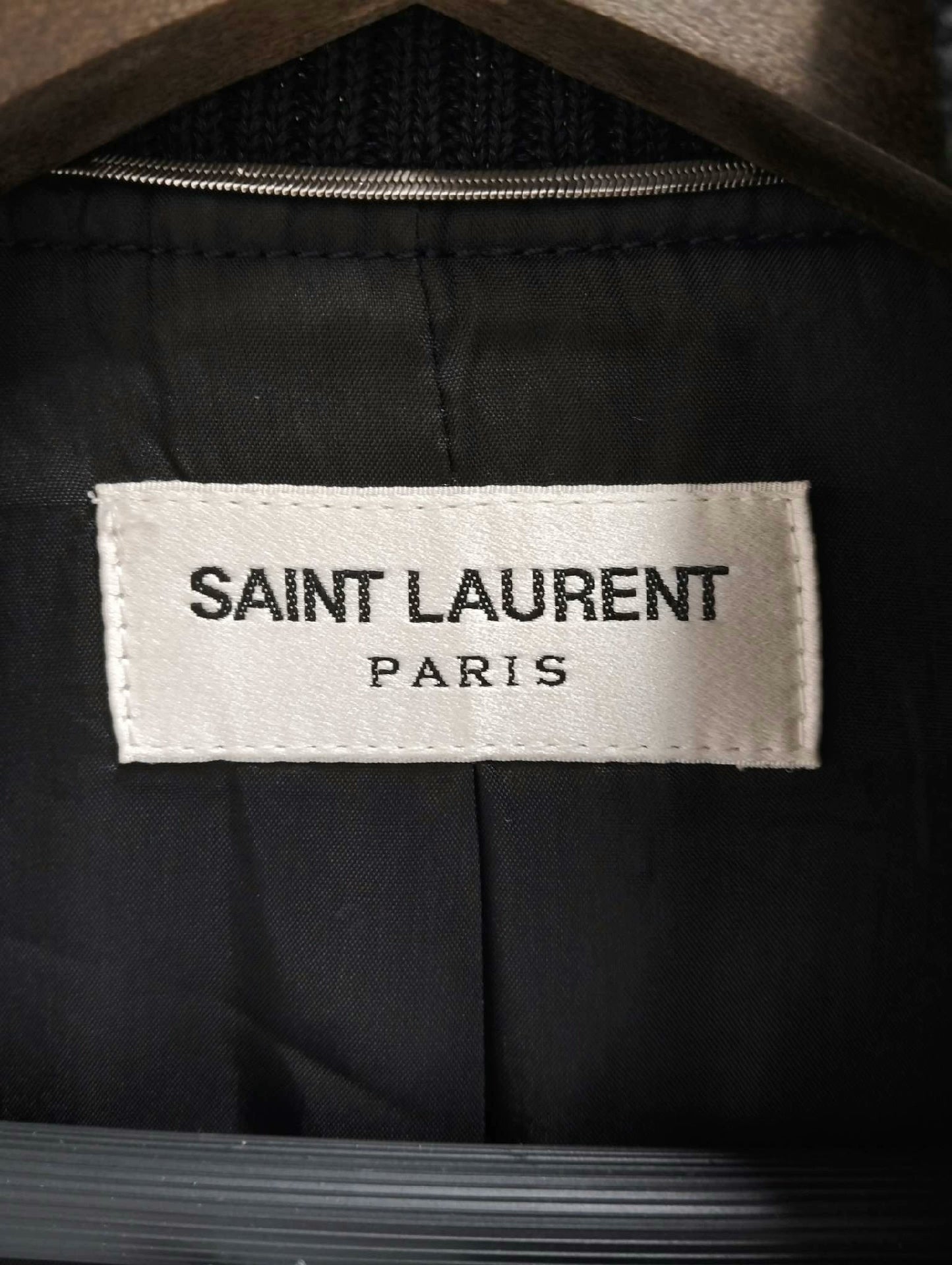 Saint Laurent Tiger Eagle Embroidered Bomber Jacket