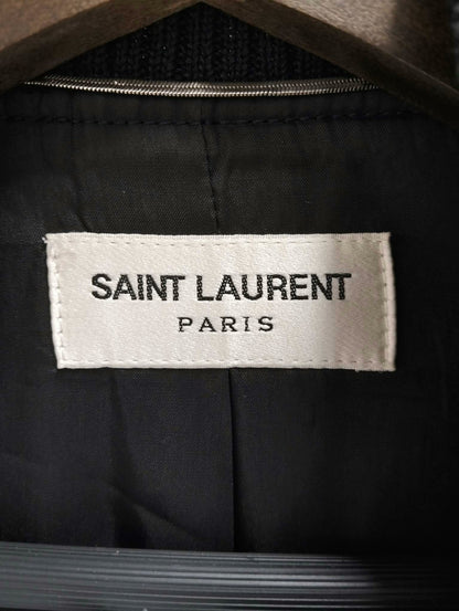 Saint Laurent Tiger Eagle Embroidered Bomber Jacket