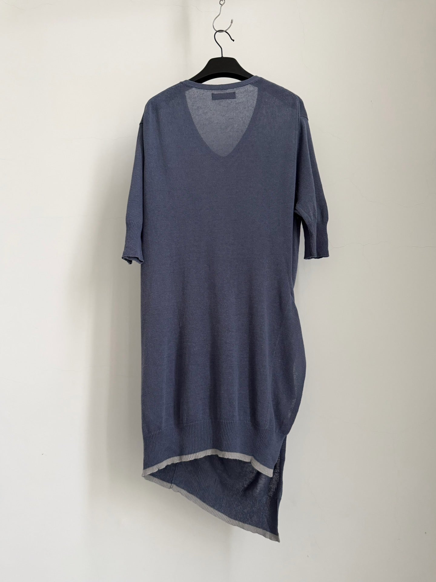 Yohji Yamamoto Y's Gray-Blue Knit Top