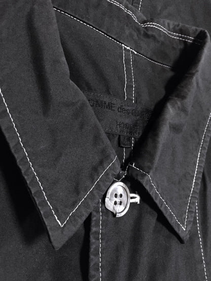 COMME des GARCONS Homme Crinkled Cotton Workwear Shirt