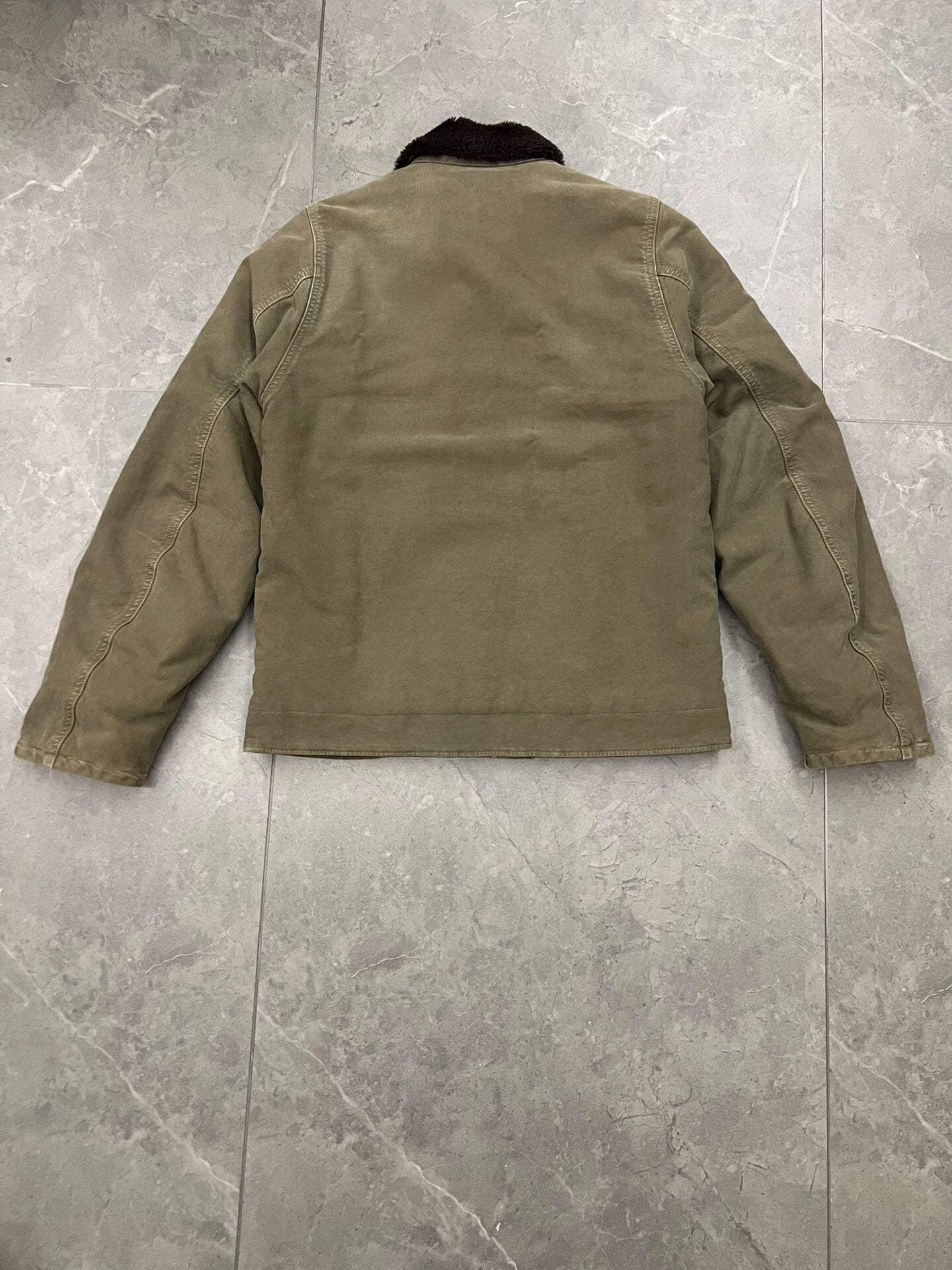 visvim olive deckhand windproof jacket