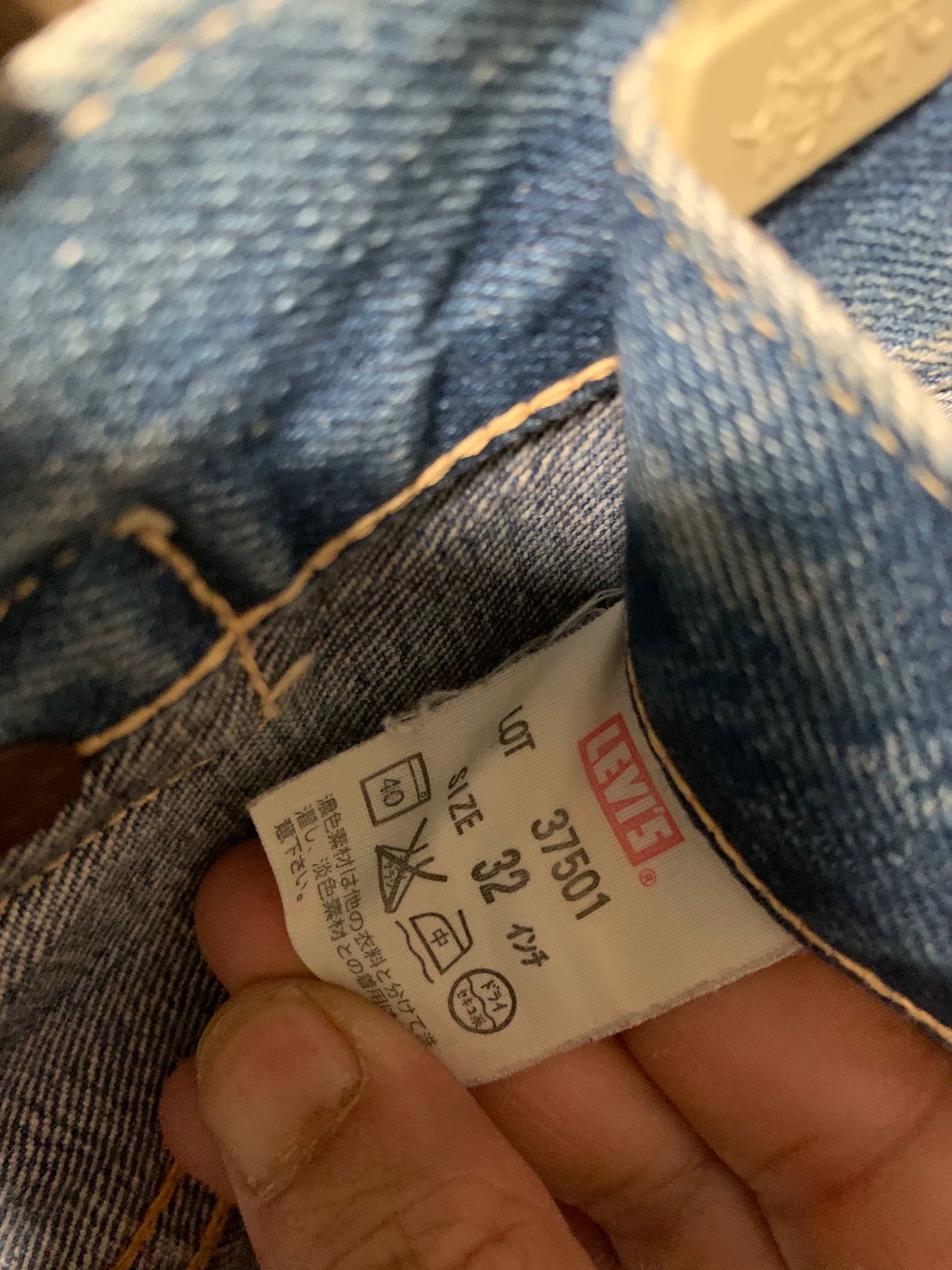 classic distressed high-end jeans lvc