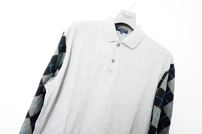 Comme des Garçons Patchwork Sleeve Long-Sleeve Top