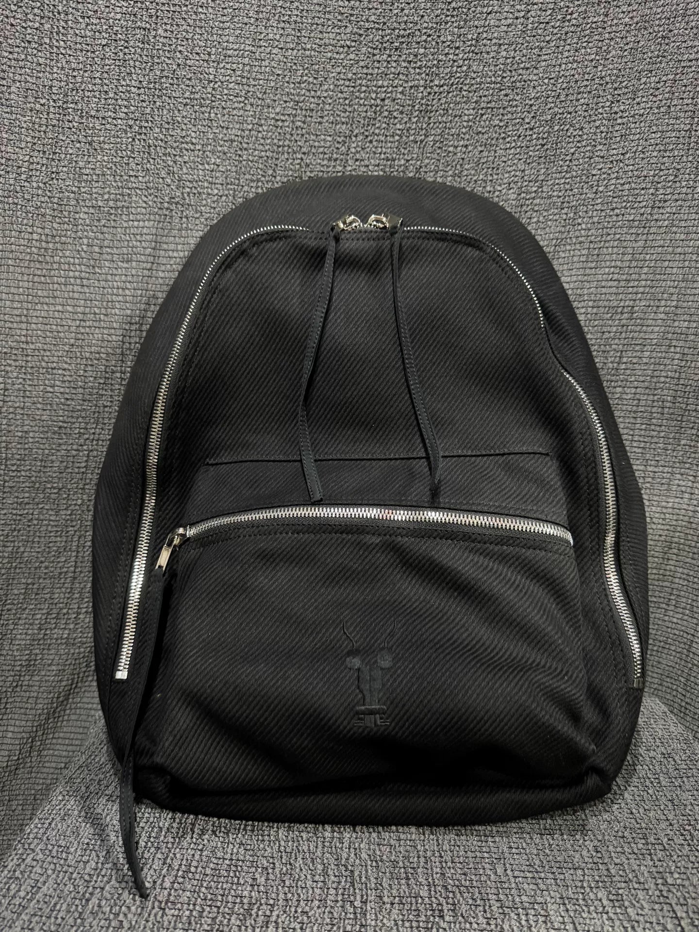 rick owens embroidered backpack bag