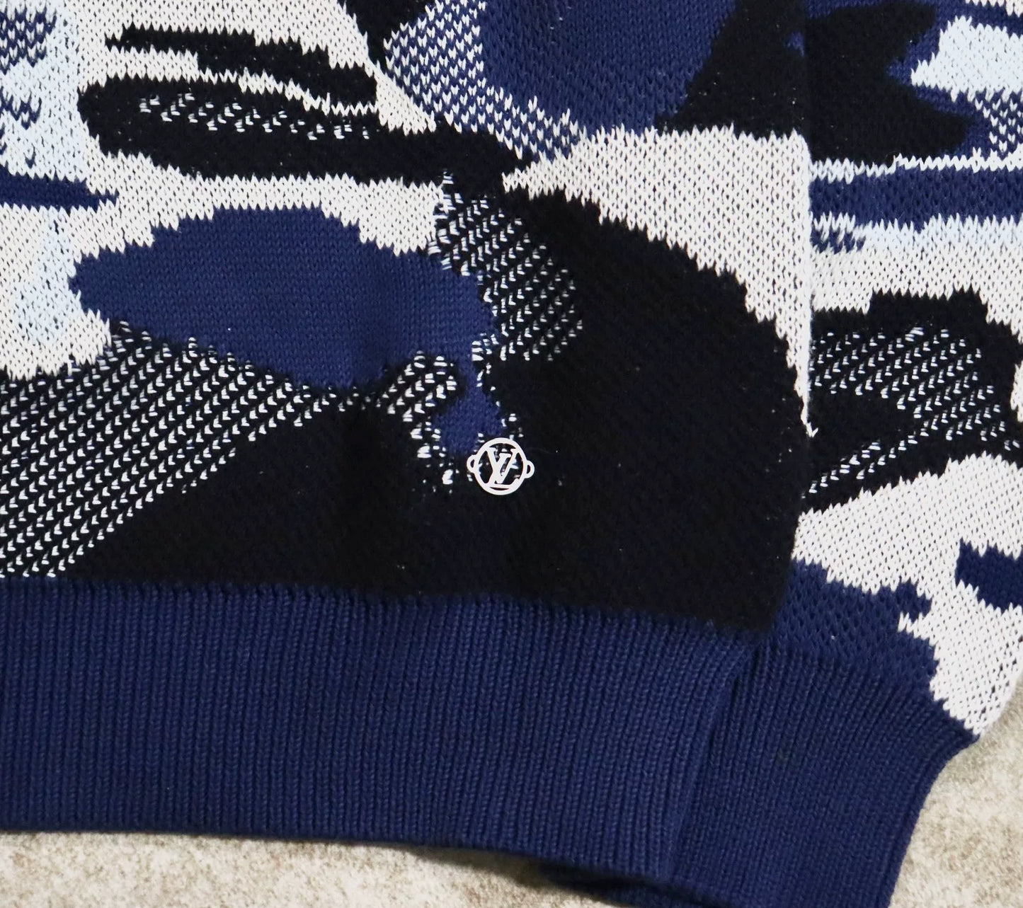 Louis Vuitton Knit Sweater with Ombre Pattern