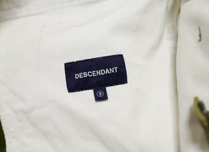 descendant m65 satin shorts in olive green