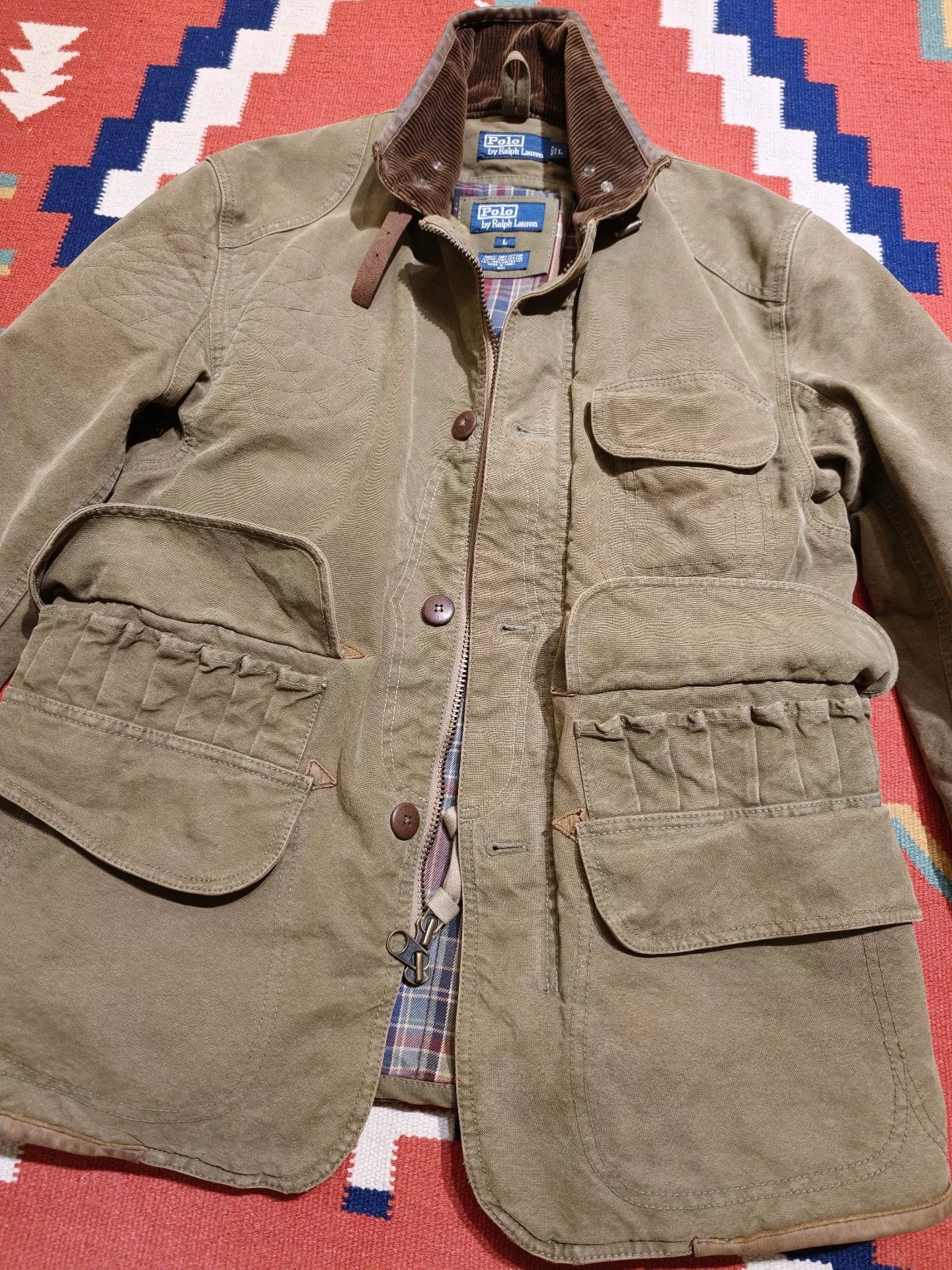 RRL Distressed Canvas Safari Jacket