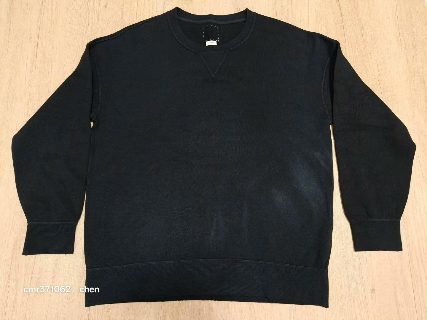 visvim 19ss Jumbo Sweat Uneven Dye